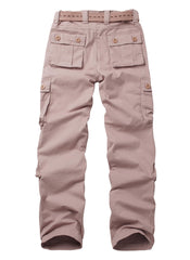 GSGGIG cargo pants belt loops close-up showing sturdy design for tool-ready wear.