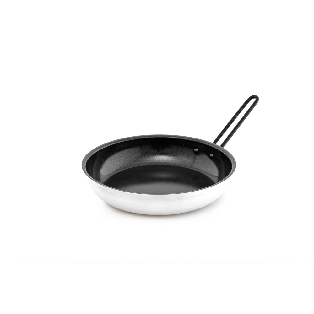 GSI Outdoors Bugaboo 10 Fry Pan with ceramic coating enabling easy cooking on trips.