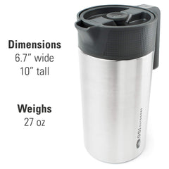 GSI Outdoors JavaPress 30oz heat retention with vacuum insulated carafe