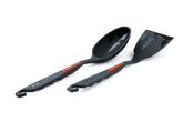 GSI Outdoors spoon and spatula set grey, heat-resistant, 7.4 inches long for backcountry cooking