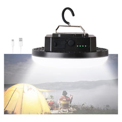 Gsvyaniv camping lantern with 10500mAh battery for long camping sessions.