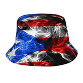 GTEVUTS Puerto Rico bucket hat pattern in HD print for stylish sun protection