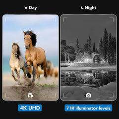 GTHUNDER 10x zoom night vision for detailed distant subjects and wildlife