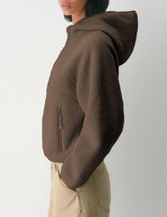 GTLIAE hoodie side pocket view highlights convenient storage on the go