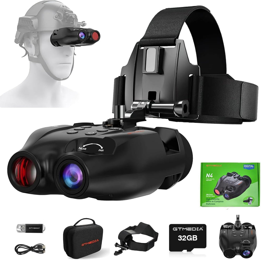 GTMEDIA night vision goggles in use during daytime exploration for clear visuals