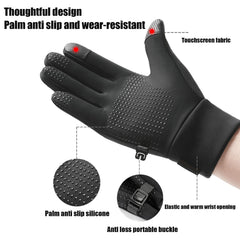 GUANGLU heated gloves touchscreen fingertips enable device use without removing gloves.