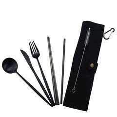 Gugrida fork in matte black finish for daily use