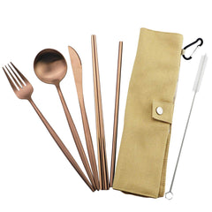 Gugrida 7-piece knife with durable, food-safe stainless steel