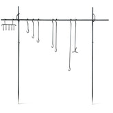 Guide Gear campfire cooking set with iron side posts for stable elevated cooking