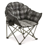 Guide Gear Club Chair with padded seat offers comfortable camp seating by the fire.