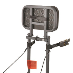 Guide Gear Hang-On Tree Stand side view highlighting sturdy support for hunting.