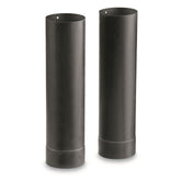 Guide Gear large outdoor wood stove pipe extension assembly demonstrates easy height increase for improved venting.