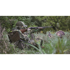 Guide Gear Magnum Turkey Chair in woods blends camo for discreet field use.