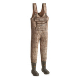 Guide Gear Men’s Hunting Chest Waders front view showing rugged grip for muddy shorelines.