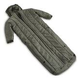 Guide Gear Sportsman’s sleeping bag with arms offers mobility and warmth for cold hunts.