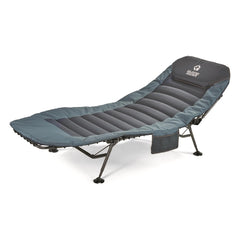 Guide Gear Ultimate Comfort Cot folded side view demonstrating easy transport and compact storage