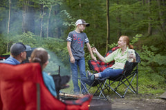 Guide Gear water-resistant padding with 600-denier polyester for weather-ready comfort.