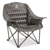 Guide Gear oversized camping chair angled view showing wide back support for outdoor comfort
