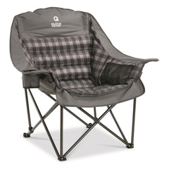 Guide Gear oversized camping chair angled view showing wide back support for outdoor comfort