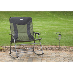 Guide Gear XXL rocking chair seat detail emphasizing its extra-wide seating