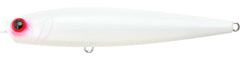 Gunfish 95 topwater lure in water cupped mouth action