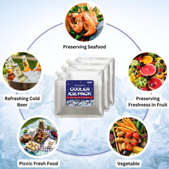 GURIN compact portable packs maximize cooler space for trips.