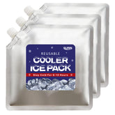 GURIN reusable ice packs for cooler trio provide strong cooling.