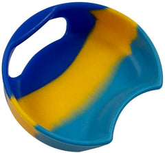 Guyot Designs SplashGuard Universal Aqua Camo on bottle reduces splash for a cleaner ride.