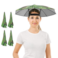 Four Guyuyii umbrella hats in a value-pack lineup.