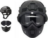 GVAKVTGK airsoft helmet view, lightweight design for extended wear and comfort.