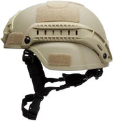 GVAKVTGK MICH helmet with NVG front mount for night operations.