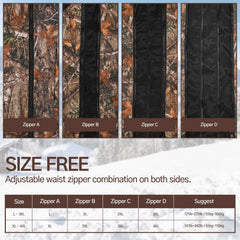 GVDV heated vest camo side view with adjustable fit for comfort.