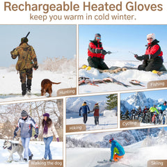 GVDV battery packs powering heated gloves for long outdoor sessions.
