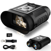 GWYNEXAC Night Vision Goggles compact design highlights effortless portability for outdoor adventures.
