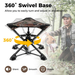 GYMAX anti-slip and anti-sink feet for solid balance outdoors.