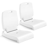 GYMAX poolside chair folded-handle: easy transport and compact storage for travel.