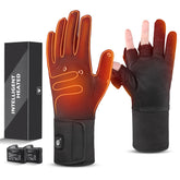 Haeglauv heated gloves front view for cold-weather outdoor use