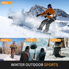 Haeglauv heated socks use COOLMAX-wool blend to stay dry and fresh.