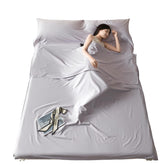 Hailyuwl sleeping liner close-up shows soft, breathable fabric for comfortable nights.