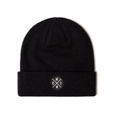 HAKA CHI Premium Beanie patch close-up with durable Chicago patch and cozy knit