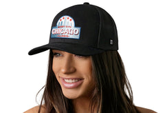 HAKA mesh back trucker design emphasizes breathability and comfort.