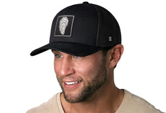 HAKA OSFM adjustable snapback ensures easy, inclusive sizing for most heads.