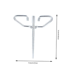HAKIDZEL ice anchor peg shown for deep ice grip