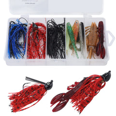 HAKKALA fish shaped jig head 14 g in muddy water