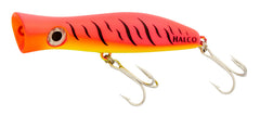 Halco Roosta Popper Pink 105mm in surface fishing to attract strikes.