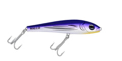 Halco Slidog 105 H79 Stripey 4in lure showing bold stripes for casting versatility.
