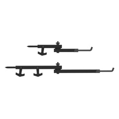 Half Rack Wing Treestand Bow Hanger mounted on a tree for quick access