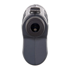 Halo Optics CL300 displays Angle Intelligence for slope-corrected distance calculations.