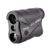 Halo Optics XL 450 rangefinder front view showing compact rugged design for quick field distance checks.