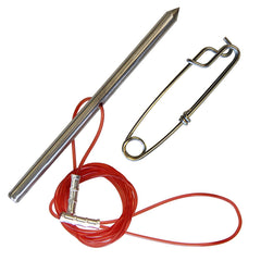Hammerhead stringer with 5-inch rod and mono retainer for quick catch access.